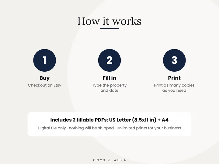 How the fillable PDF works